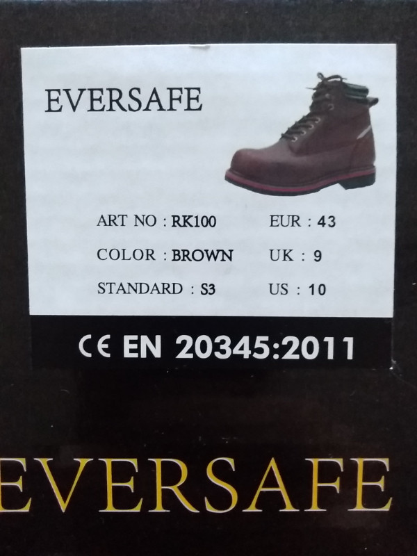 CHAUSSURES/BOTTES DE SECURTE DE TRAVAIL NEUVES/SAFETY SHOES- NEW dans Chaussures pour hommes  à Longueuil/Rive Sud - Image 4