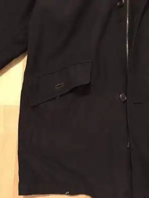 Men's mid-length coat, removable suede collar $135 large regular in Men's in Oakville / Halton Region - Image 4