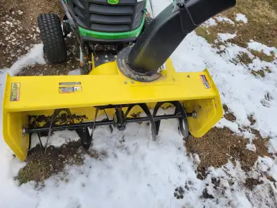42"johndeer snowblower attachment fits 100 and 200 series riders, View more