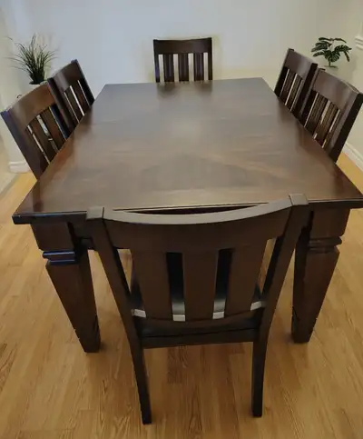 Solid Wood Dining Room Set, View more