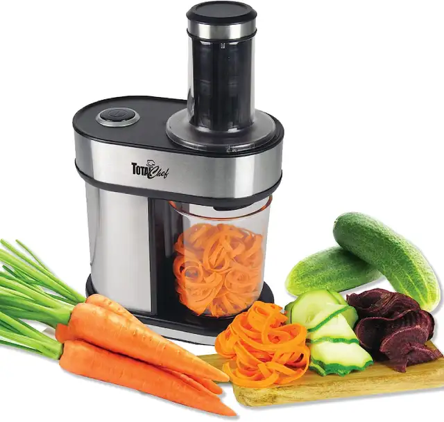 Total Chef Vegetable Slicer-3 blade attachments