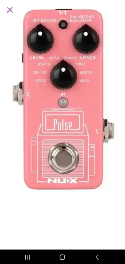 NUX-PULSE STEREO IR LOADER WITH REVERB IN STEREO!, View more