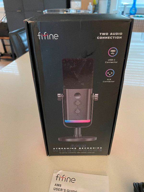 Fifine AM8 Gaming Podcasting Microphone- Brand New in Speakers, Headsets & Mics in London - Image 2