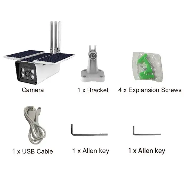 HD Night Vision Outdoor Waterproof Solar Power Wi-Fi Camera in Other in City of Toronto - Image 6