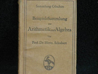1917 German Book, Beispiel=Sammlung zur Arithmetik und Algebra