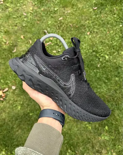 Running shoes Nike React Infinity Run FK Flyknit 3 Triple black, View more
