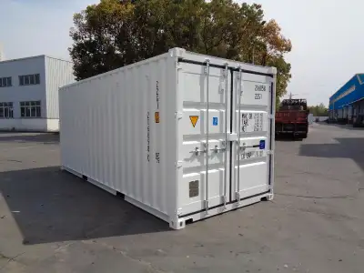 20ft shipping container storage sea can new white containers
