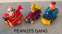 Figurines Peanut et sa gang (McDonald) 3/$10