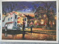 Paramedics on duty open Prints image 10 x 14Inches