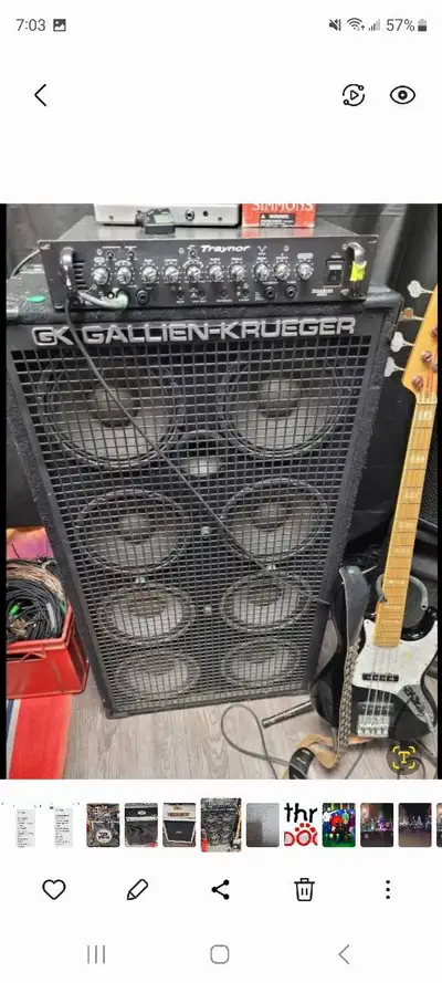 Gallian Kruger 8 x 10 Bass Babinet, View more
