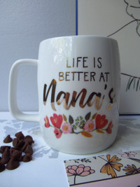 Large Mug 22 oz Life is Better at Nana's Mary Square