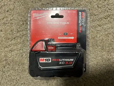 Brand new Milwaukete m18 3amp battery bn , View more