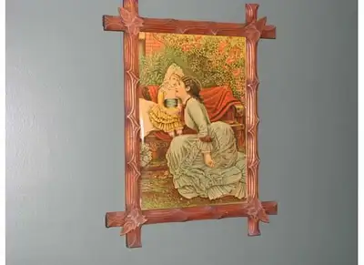2 ANTIQUE WOOD FRAMES ***CIRCA 1880*** DIMENSIONS 16X22. BUYER MUST ARRANGE PICKUP IN KINGSVILLE. AS...