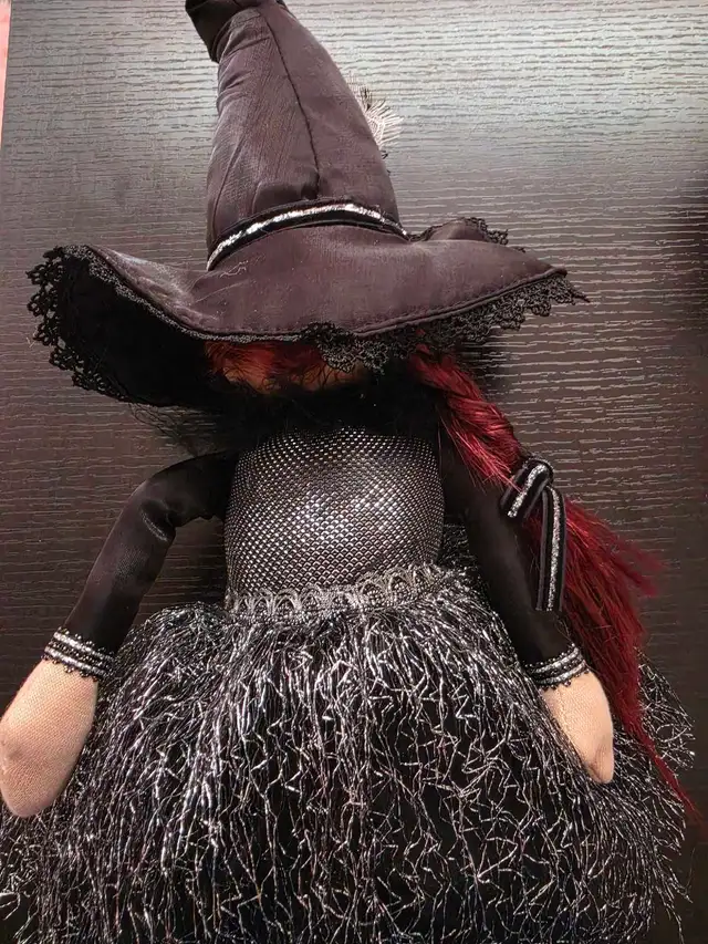 Sparkly Halloween Witch Doll416442000238848003