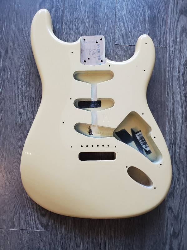 Used, Stratocaster Body - Olympic White for sale  