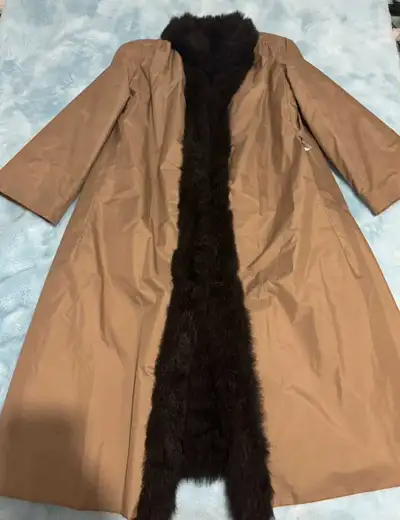 Fur Trimmed Coat, View more