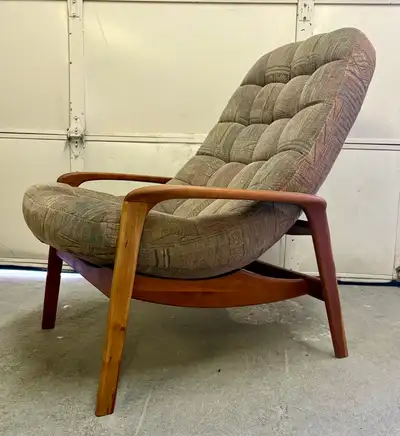 R. Huber Vintage MCM Scoop Chair, View more