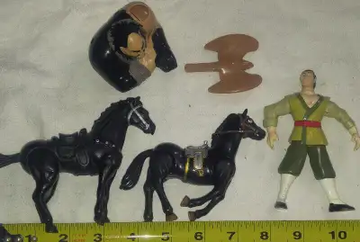 Disney's Mulan Movie Book & 5 Toys Figures, View more