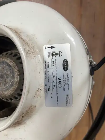 6” inline fan