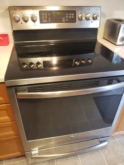 GE Profile dual oven range, View more