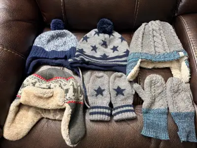 Kids Hats and Mittens. Sizes 2-6Y, View more