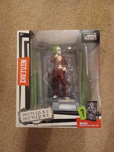 Beetlejuice McFarlane Movie Maniacs Red Suit Limited Ed: 10,700, View more