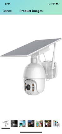 New - SOLIOM S600 Solar Camera Security Outdoor