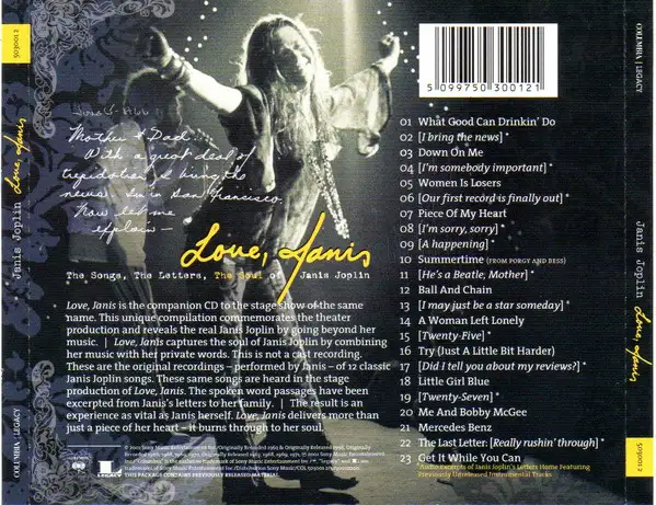 Janis Joplin  --  Love, Janis   * CD // Disque Compact in CDs, DVDs & Blu-ray in City of Montréal - Image 3