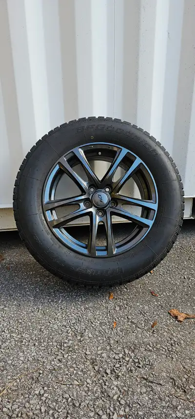 Set of 4. Like new. Balanced and ready to drive. No scratches. BFGoodrich T/A KSI 225/65 R17. Rims a...