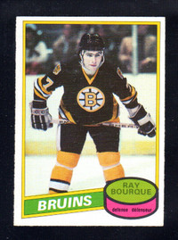 1980-81 O-Pee-Chee #140 Ray Bourque RECRUE, ROOKIE LOT DE 2