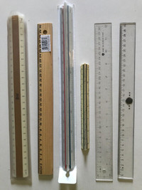 Various Rulers for sale