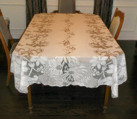 White LACE Tablecloth 1