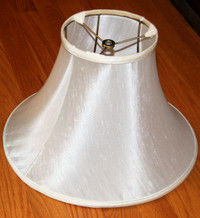 White Silk Lamp Shade