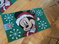Disney Christmas Accent Rug, BNWT - $10.00 - REDUCED
