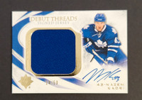 Nazem Kadri rookie debut threads autographed 14/50