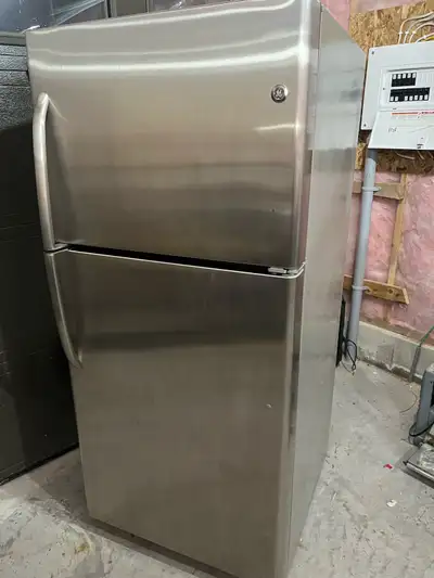 stainless steel fridge, View more