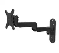 Pivoting TV Wall Mount w/ Swing Out Articulating Arm for Monitor