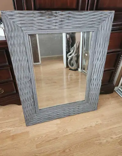 Rustic Solid Wood Mirror, View more