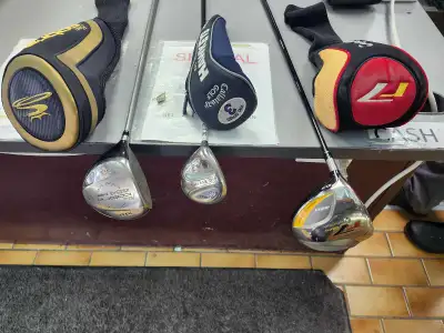 Cobra, Callaway and TaylorMade Golf Clubs, View more
