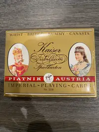 New Vintage Piatnik Austria Imperial Playing Cards