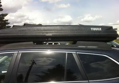88.5×28.5"×12.4 Thule ski/cargo roof box, View more