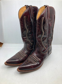 Bottes LOBLAN bourgognes western cowboy vintage homme 42 ( 8)