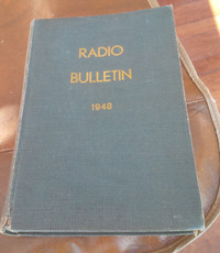 2 Collectible Book: Radio Bulletin 1948, Poems - German Language