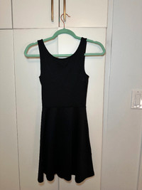 H&M black short dress