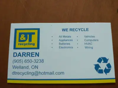 We are a family owned business that specializes in the recycling of all Appliances, Restaurant Equip...