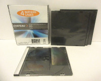 CD/DVD Cases Slim Line 1 -Disc x 8 Piece LOT "Like New"