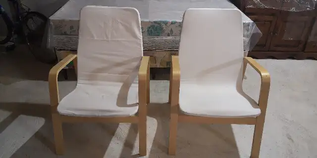 folding wooden chairs, wooden chairs, stool, in Chairs & Recliners in Markham / York Region - Image 2