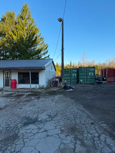 85FEET X 80 FEET contractor yard space and small shop available may 15th on a multiple year lease. L...