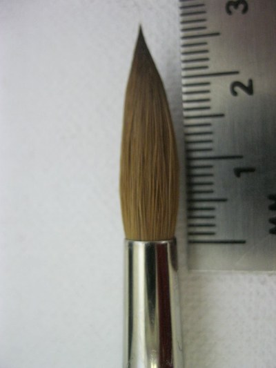 Hand Made PURE RED SABLE HAIR Professional Artist Quality WATERCOLOUR Brush #10 Brand New Seamless f...