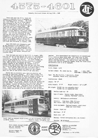 Street Cars; TTC bulletin no. 30 1951